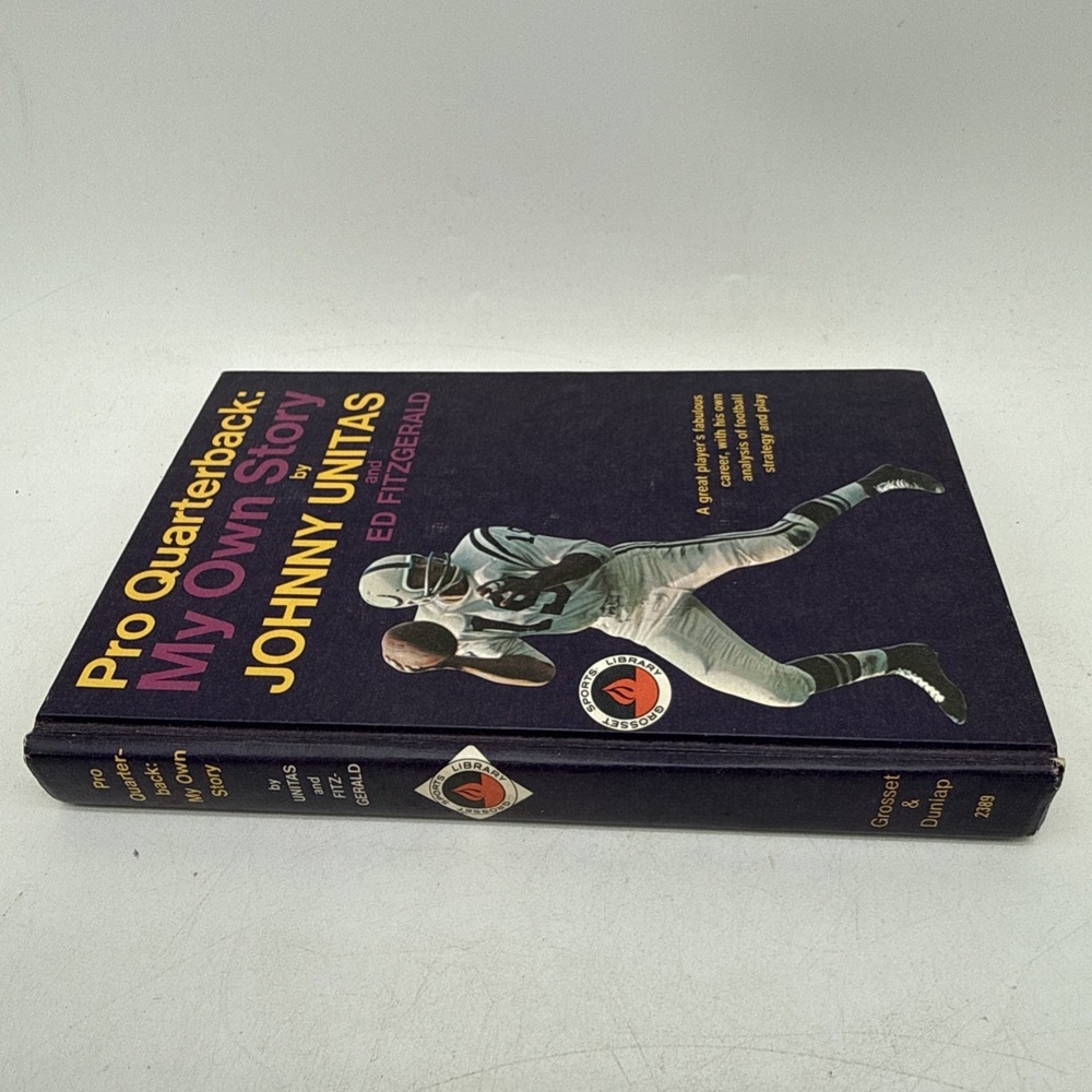 Pro Quarterback My Own Story Hardback Johnny Unitas 1968 - Picture 14 of 14